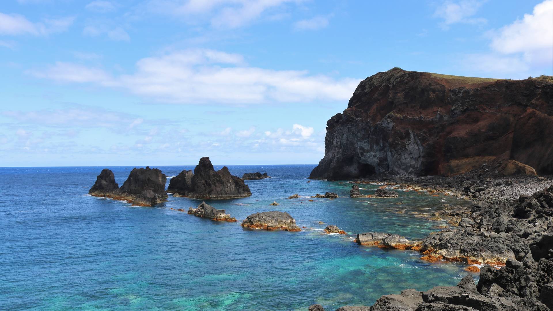 Natuurlijke baden op graciosa