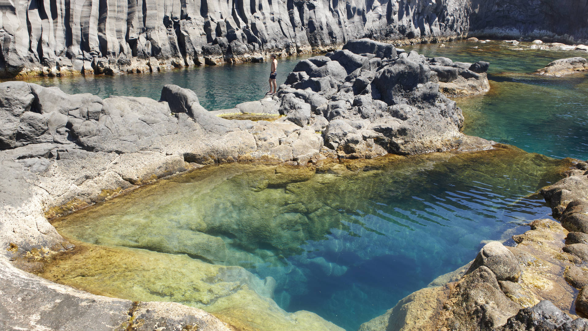 Natuurlijke baden op sao jorge - calheta