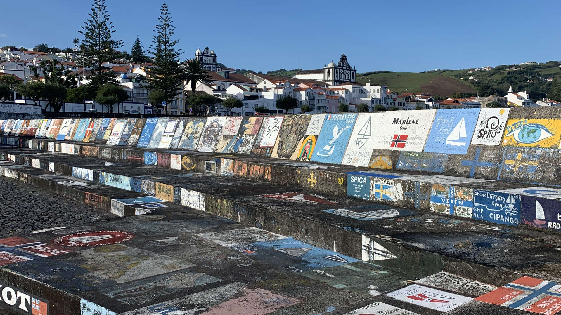 De haven van Horta - Faial