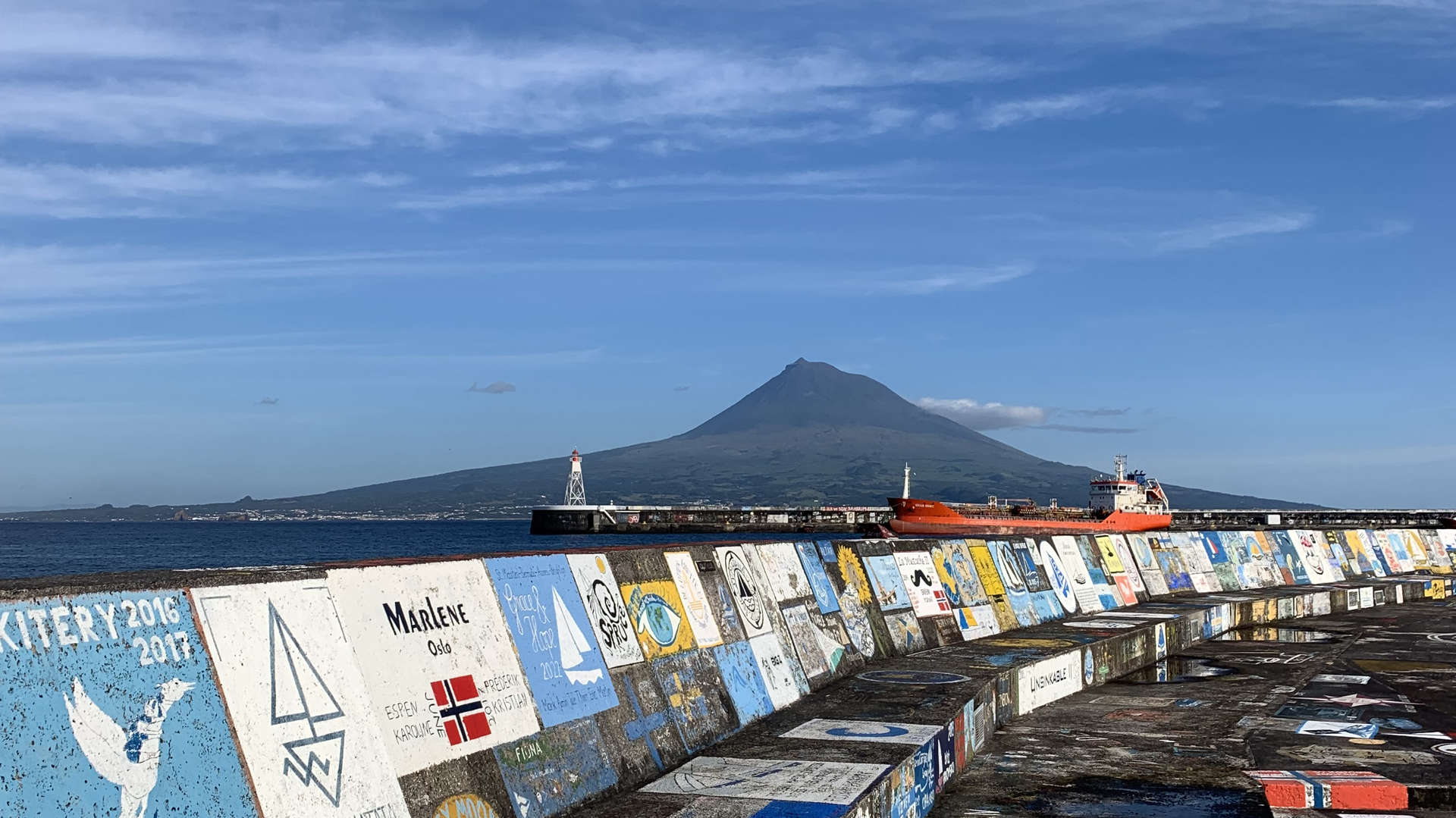 De haven van Faial