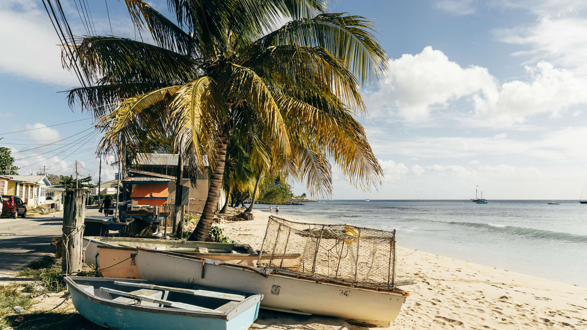 Strand op Barbados.