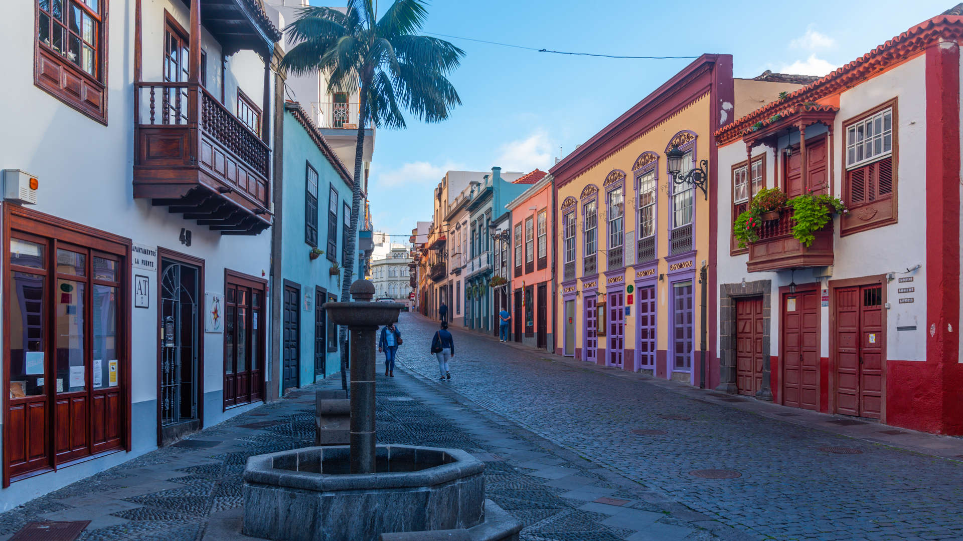 steden van de canarische eilanden - Santa cruz de la Palma