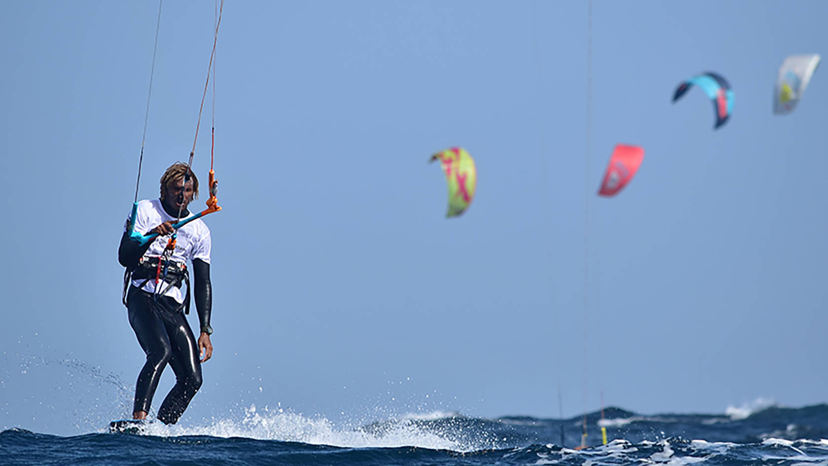 kitesurf wedstrijd Kitesurfen in kaapverdie