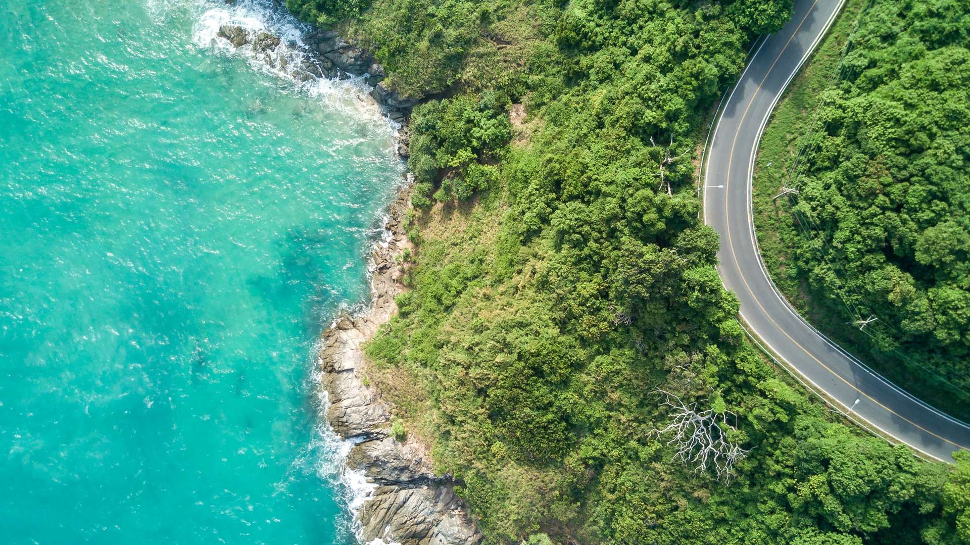 kustlijn van Koh Phangan