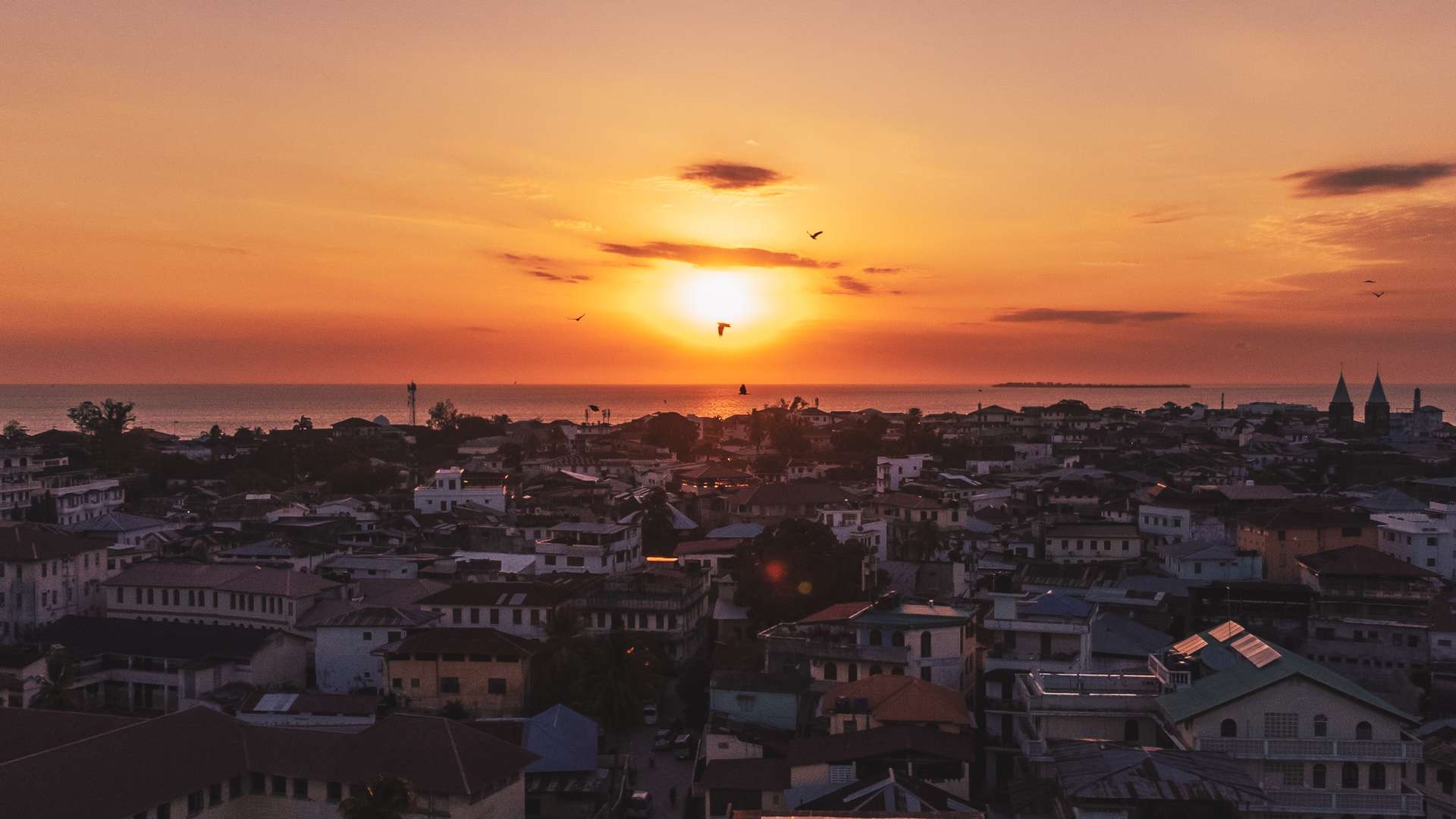 stonetown zonsondergang